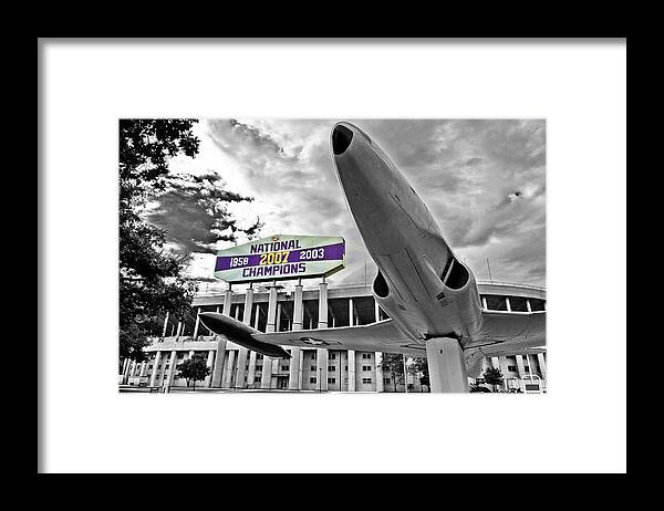 Lsu Framed Print featuring the photograph National Champions by Scott Pellegrin