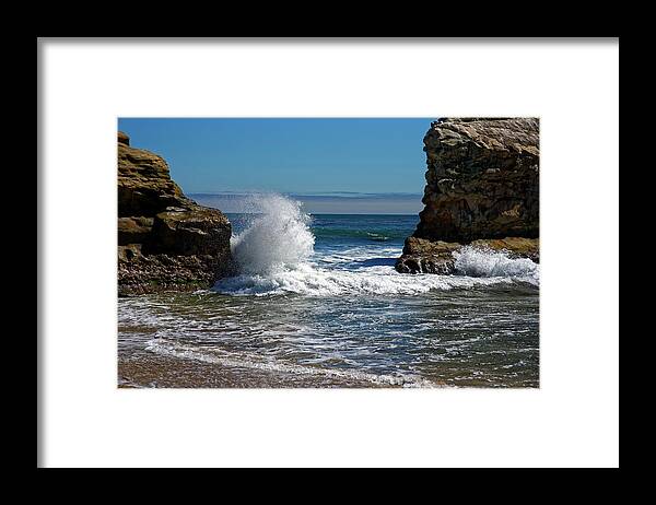 Landscape Framed Print featuring the photograph Natural Bridges State Park by Peter Ponzio