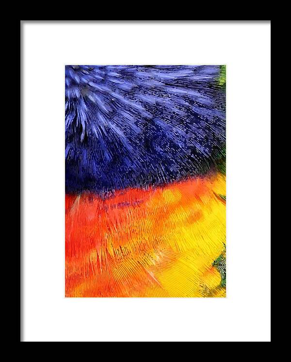 Natural Framed Print featuring the digital art Natural Painter by Piotr Dulski