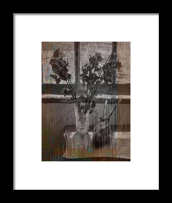 Nature Framed Print featuring the digital art Nature Morte by Mimulux Patricia No