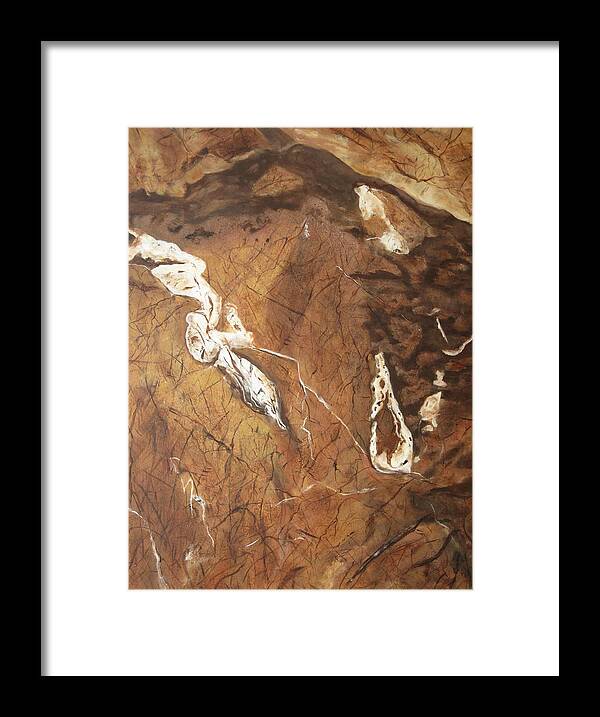 Natures Creation Framed Print featuring the painting Natures Creation by Roberta Rotunda