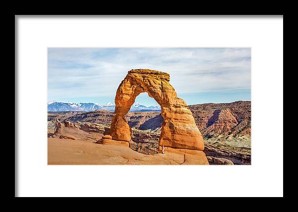 Arch Framed Print featuring the photograph Nature's Delicate Balance by James Woody