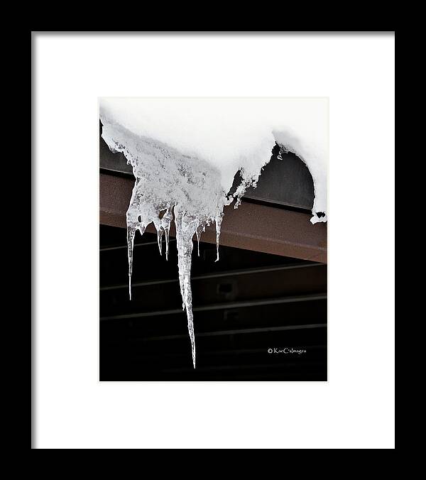 Nature Framed Print featuring the photograph Nature's Winter Abstract #4 by Kae Cheatham