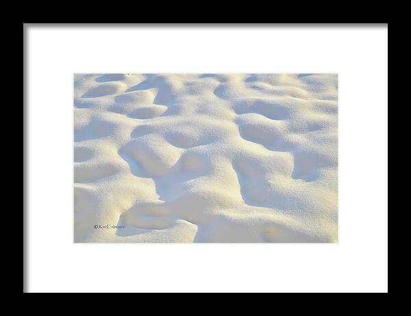 Nature Framed Print featuring the photograph Nature's Winter Abstract #5 by Kae Cheatham