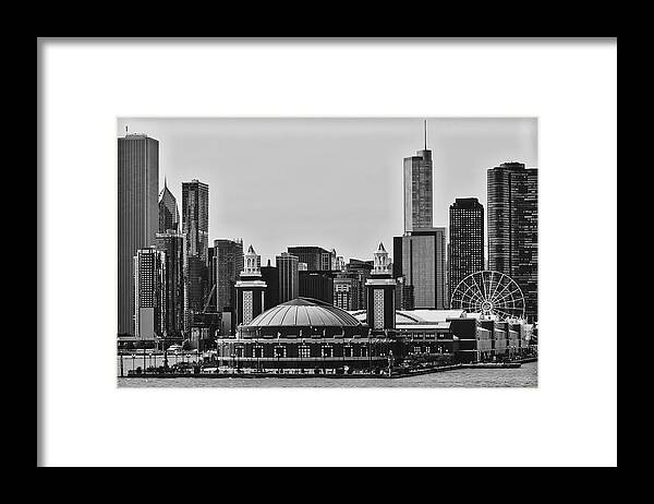 Chicago Framed Print featuring the photograph Navy Pier - Chicago by Mountain Dreams