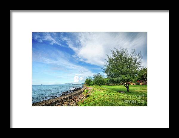 Trees Framed Print featuring the photograph Near The Shore by Charuhas Images
