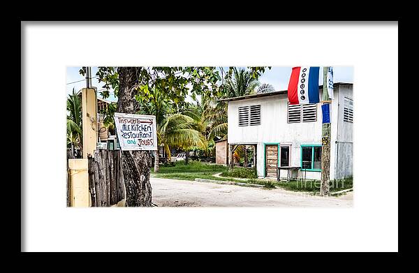 Belize Framed Print featuring the photograph Neglected in Paradise by Lawrence Burry