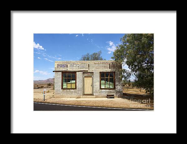 Post Office Framed Print featuring the photograph Neither Rain nor Snow... by Steve Ondrus