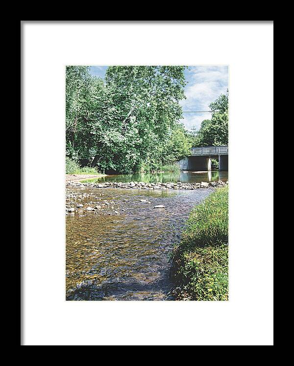 Neosho Framed Print featuring the photograph Neosho Country Creek by Judy Hall-Folde