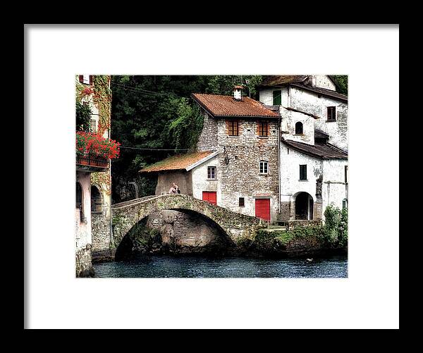 Waterfall Framed Print featuring the photograph Nesso by Jim Hill