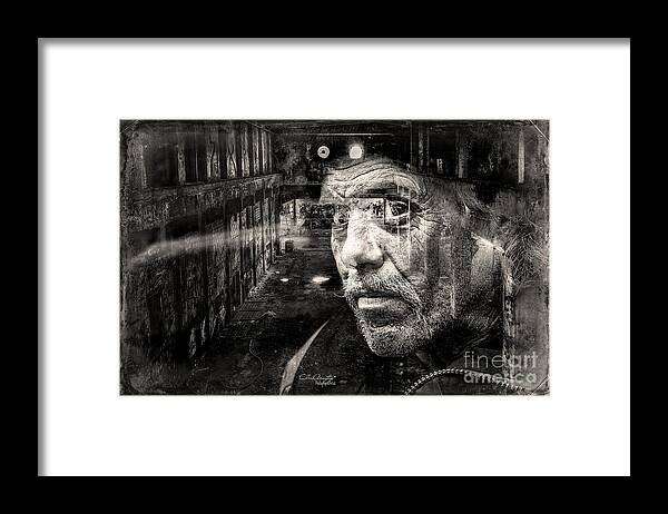 Photographic Art Framed Print featuring the digital art Never Sleep by Chris Armytage