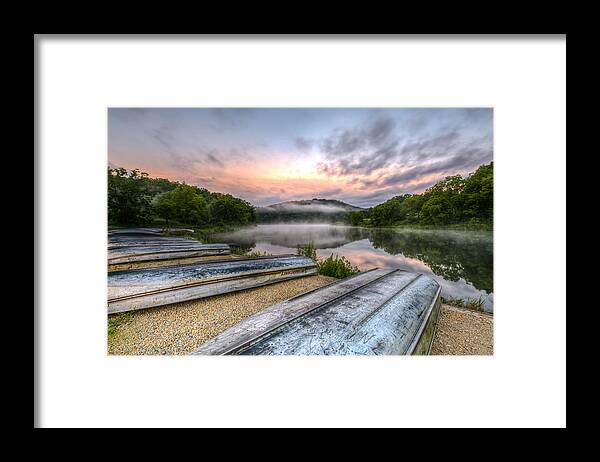 Boat Framed Print featuring the photograph New Day by Brad Bellisle