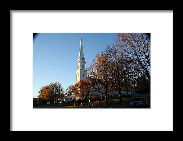 Landscape Framed Print featuring the photograph New England by Doug Mills