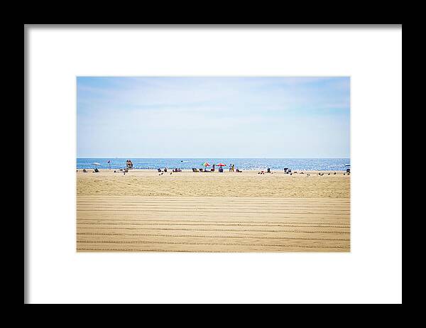 Beach Framed Print featuring the photograph New Horizon - Beach No. 5 by Colleen Kammerer