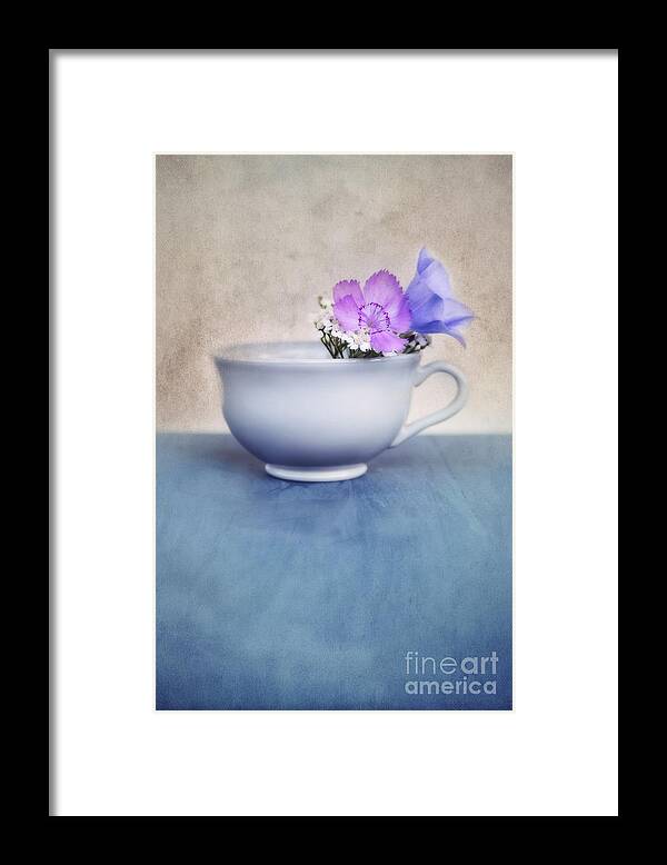 .cup Framed Print featuring the photograph New Life For An Old Coffee Cup by Priska Wettstein