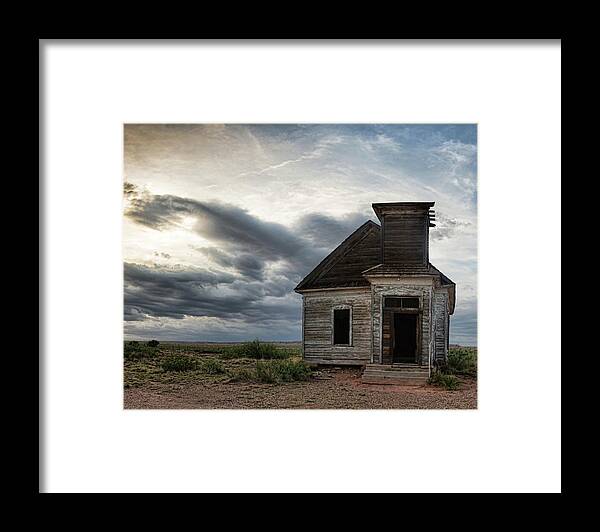 Church Framed Print featuring the photograph New Mexico Church by Adam Reinhart