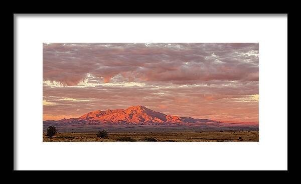 Belen Framed Print featuring the photograph New Mexico Sunrise by Alan Vance Ley