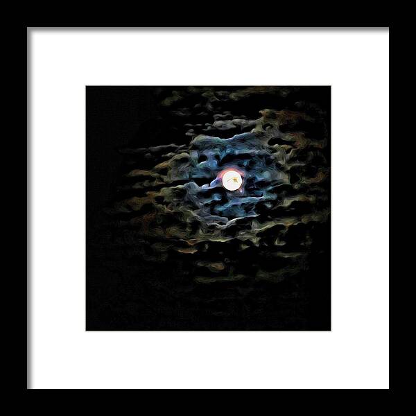 Moon Framed Print featuring the photograph New Moon by Al Harden