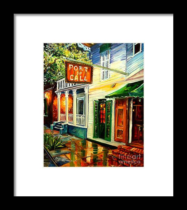 New Orleans Framed Print featuring the painting New Orleans Port of Call by Diane Millsap