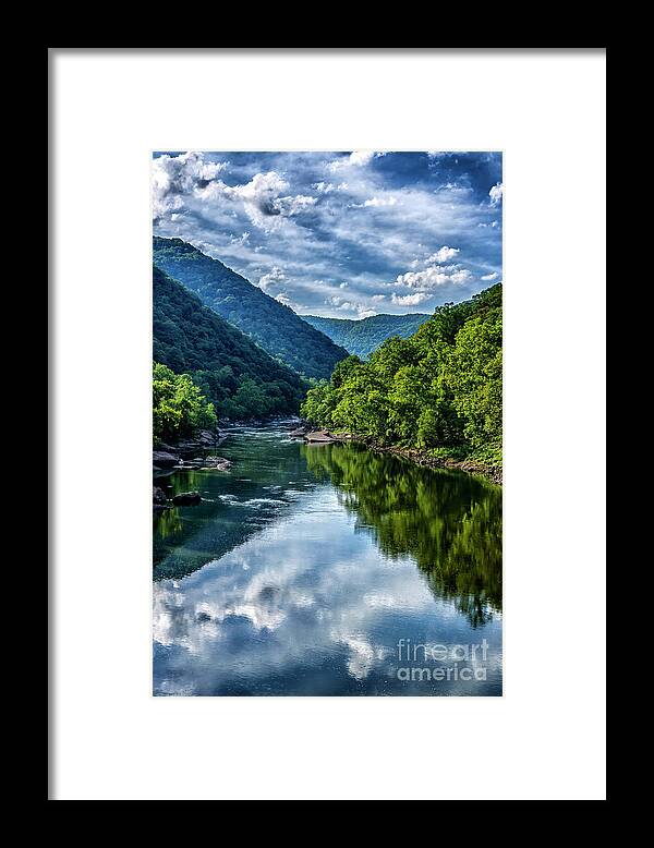 New River Gorge Framed Print featuring the photograph New River Gorge National River 3 by Thomas R Fletcher