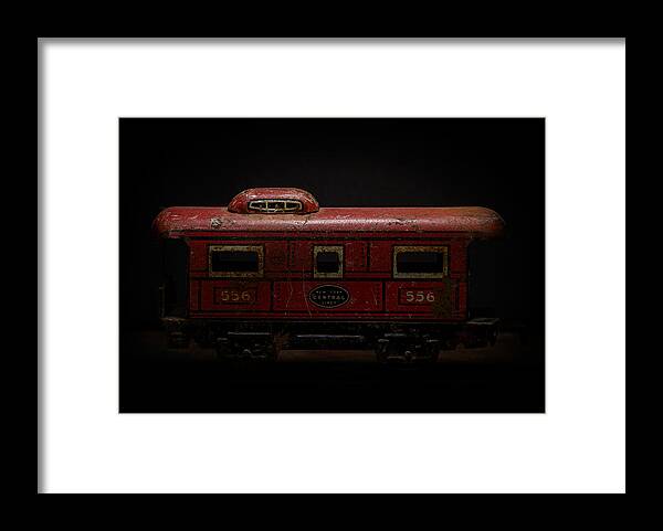 Old Toy Framed Print featuring the photograph New York Central Caboose 556 by Art Whitton