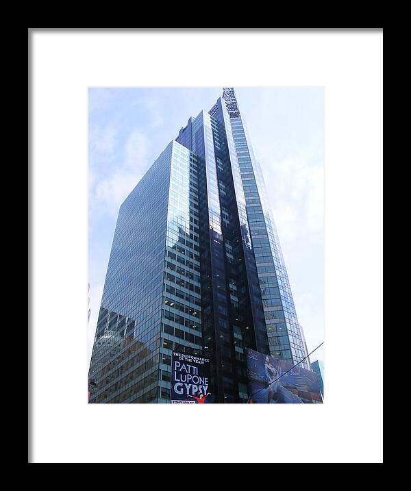 Highrise Framed Print featuring the photograph New York City Highrise by Margie Avellino
