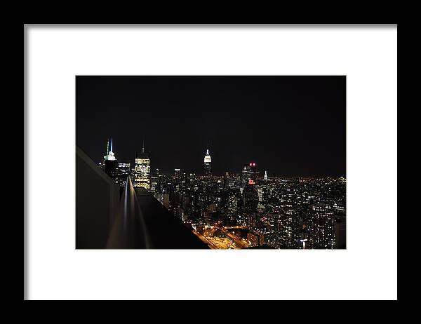 New Framed Print featuring the photograph New York City Skyline by Pelo Blanco Photo