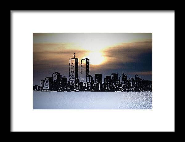 New York Framed Print featuring the photograph New York City - The Way We Were by Bill Cannon