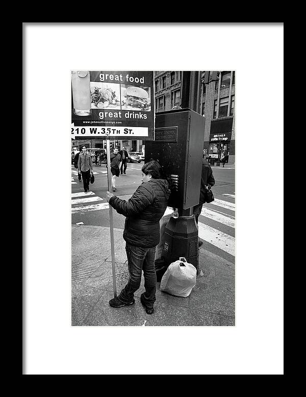 Photograph Framed Print featuring the photograph New York, New York 3 by Ron Cline