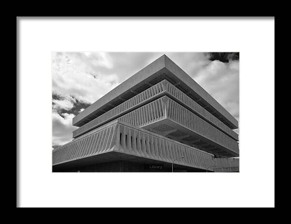 Architecture Framed Print featuring the photograph New York State Museum Library and Archives   by John Schneider