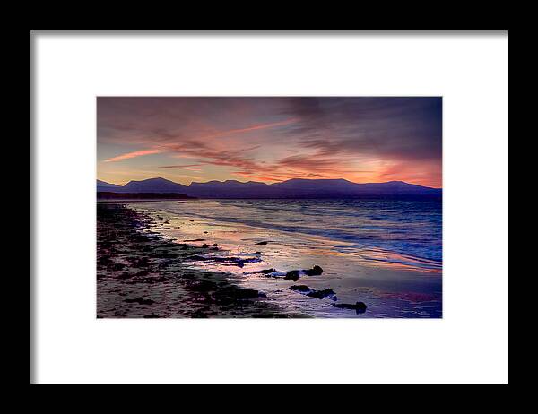 Wales Framed Print featuring the photograph Newborough Sunrise by Peter OReilly