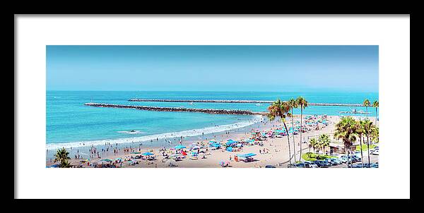 Newport Beach Framed Print featuring the photograph Newport Corona del Mar Channel by David Zanzinger