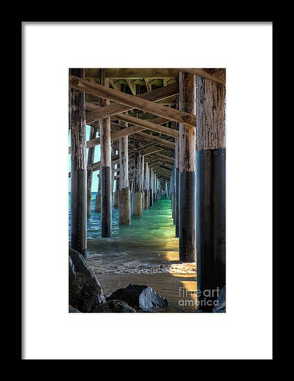 Mariola Framed Print featuring the photograph Newport Pier Heaven by Mariola Bitner