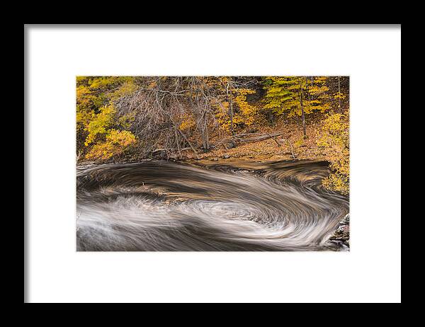 Newton Framed Print featuring the photograph Newton Upper Falls Dual Whirlpool Newton MA by Toby McGuire