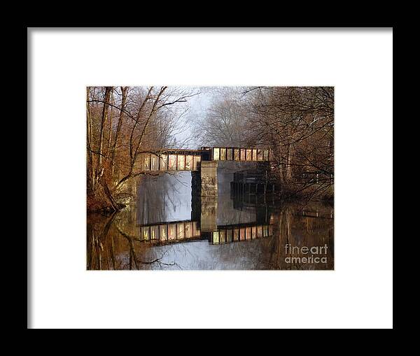 Bridge Framed Print featuring the photograph Nifti Bridge in Spring-06 by Christopher Plummer