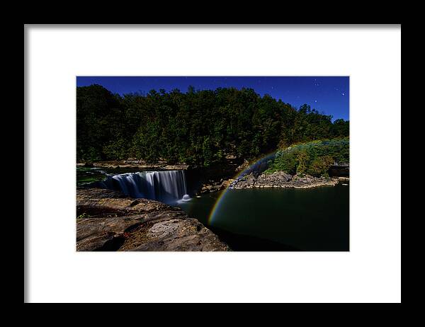 Cumberland Framed Print featuring the photograph Night Lights by Michael Scott