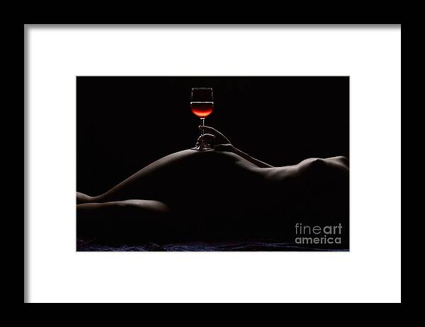 Nude Framed Print featuring the photograph Night by David Naman