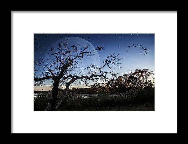 2d Framed Print featuring the photograph Night Shift by Brian Wallace