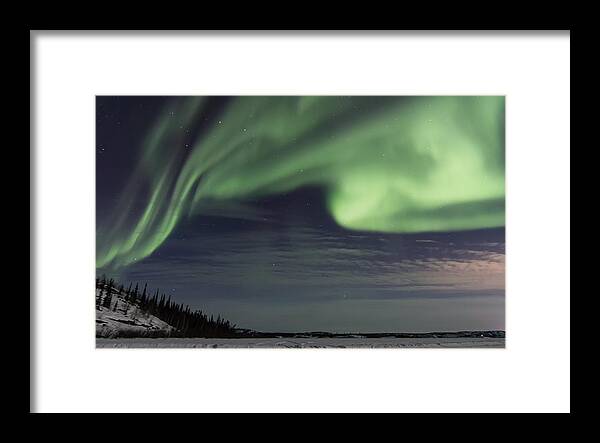 Aurora Borealis Framed Print featuring the photograph Night Skies by Valerie Pond