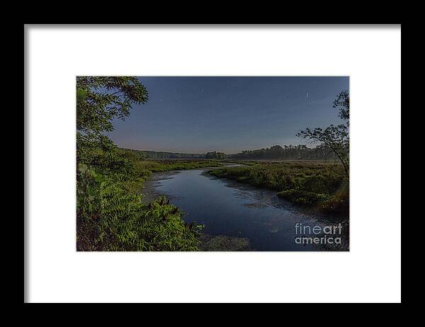 Night Framed Print featuring the photograph Night Waters by Rod Best
