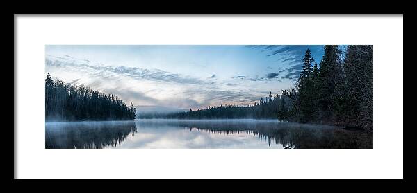 North Woods Framed Print featuring the photograph Nightfall in the North Woods by Matt Hammerstein