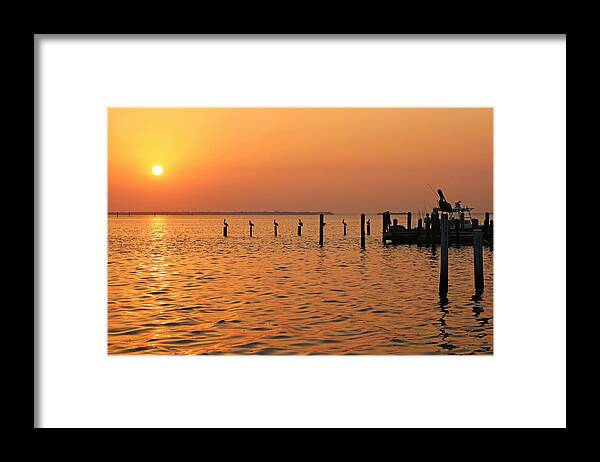 Sunset Framed Print featuring the photograph Nighttime Nuances by Michiale Schneider