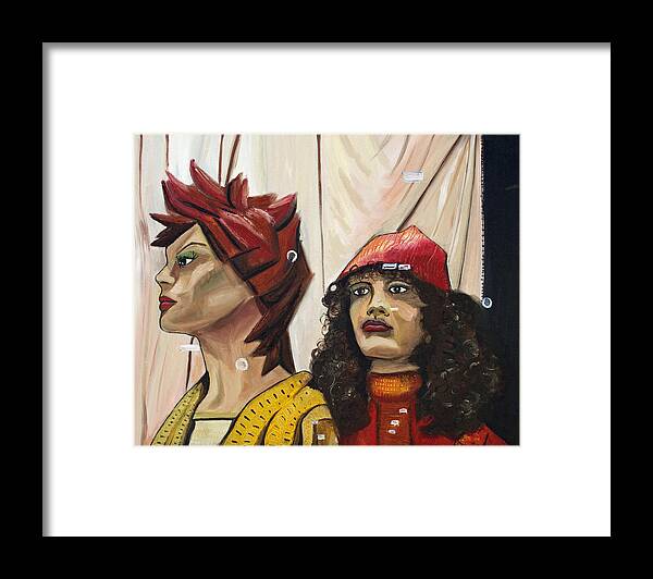 People Framed Print featuring the painting Nina and Star by Patricia Arroyo