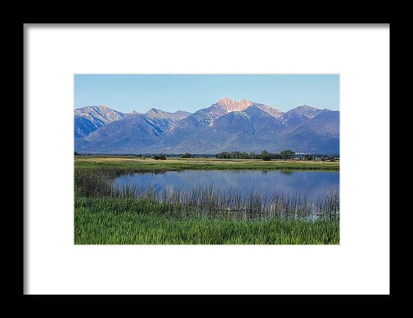 Montana Framed Print featuring the photograph Ninepipes National Wildlife Refuge by Cathy Anderson