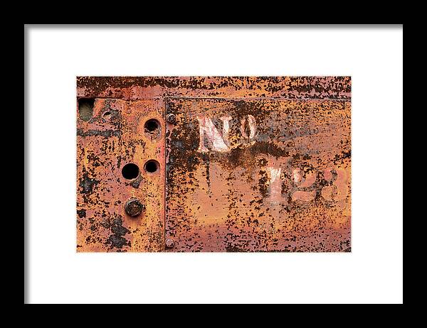 Mining Framed Print featuring the photograph No 123 by Holly Ross