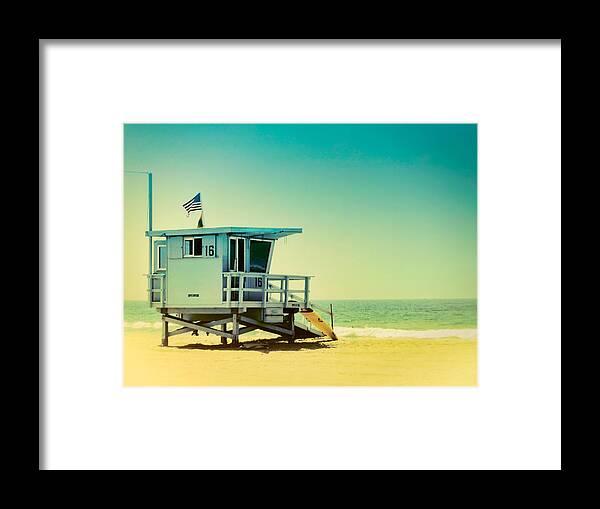 Ocean Framed Print featuring the photograph No 16 - Wish You Were Here by Douglas MooreZart