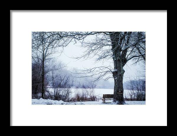 Washington's Crossing Framed Print featuring the photograph No Crossing at Washington's Crossing by GeeLeesa Productions