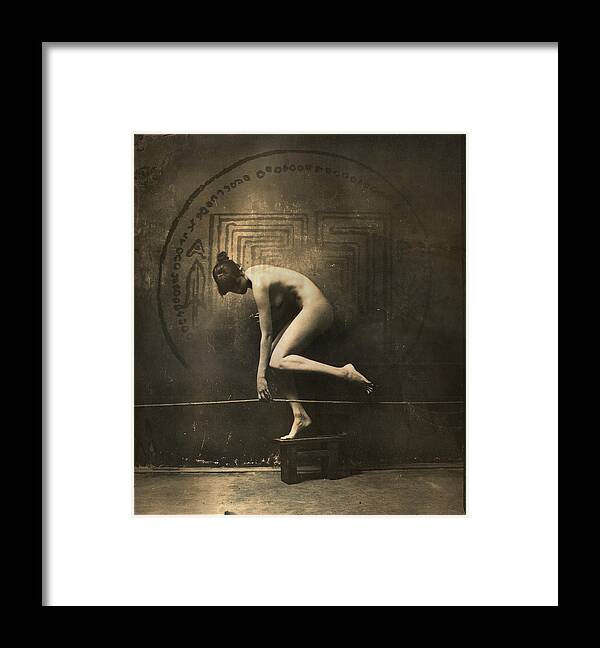 Fine Art Nude Framed Print featuring the photograph No Name by Pavel Titovich