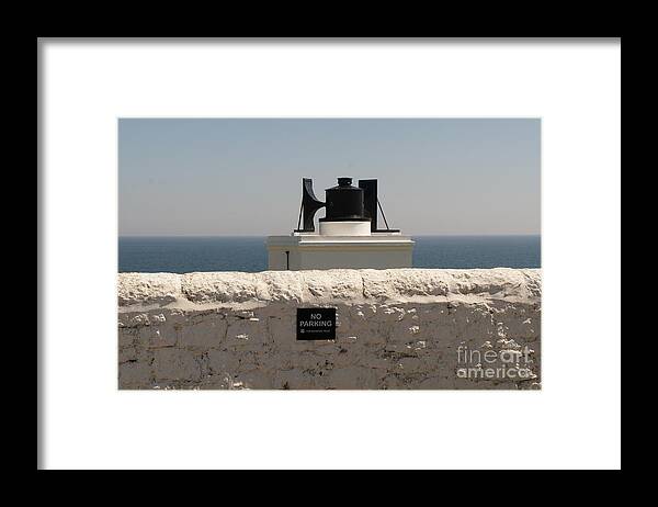 Foghorn Framed Print featuring the photograph No Parking. by Elena Perelman