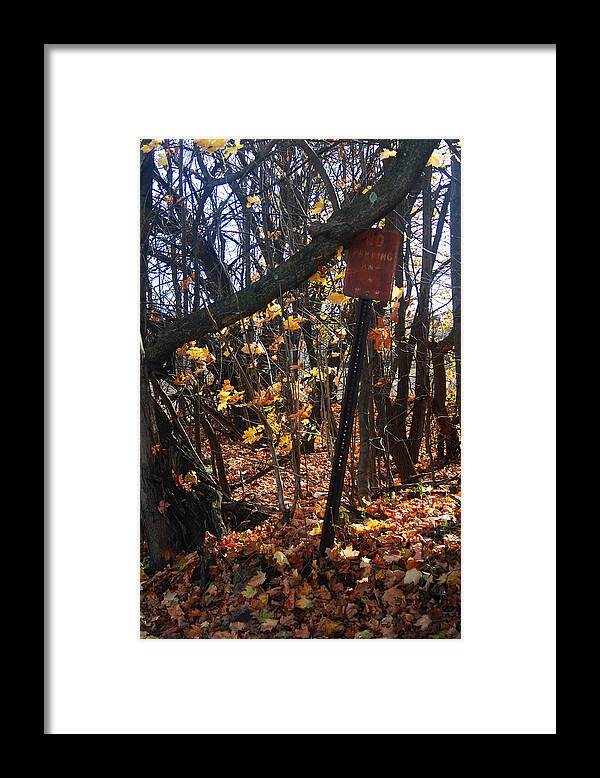  Framed Print featuring the photograph No Parking by Melissa Newcomb